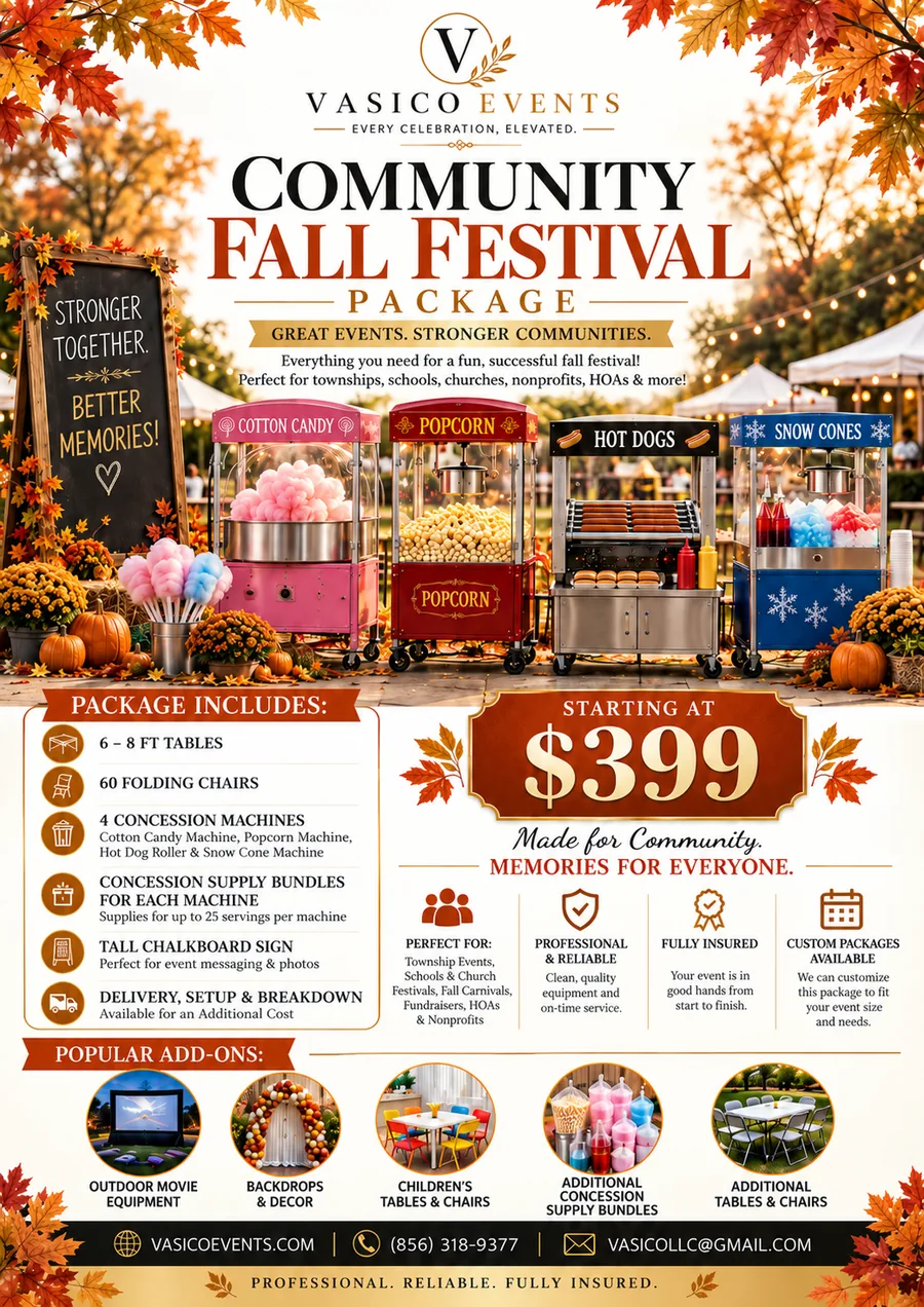 Fall festival package